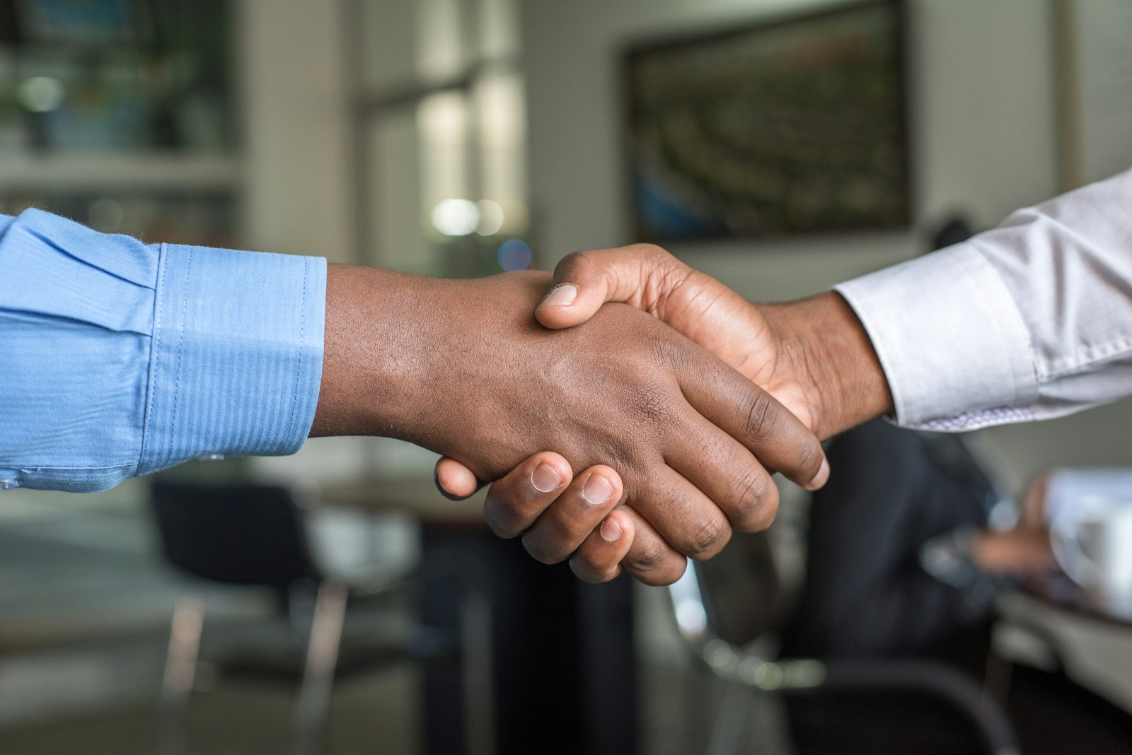 Business handshake partnership